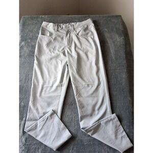 Puma Golf Pants Kids Boys Size Large 14 Light Grey 5-Pocket Tech Trousers 530872
